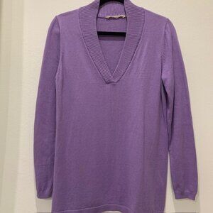 Soft Surroundings Lavender Tunic Sweater Size Small